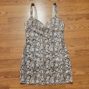 Zara Snake Print Dress